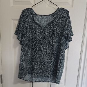 Floral Print Women's Top